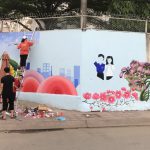 Đoàn khoa Dệt May hỗ trợ đoàn trường trong Công trình thanh niên