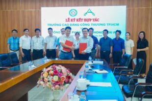 KÝ KẾT BIÊN BẢN HỢP TÁC GIỮA TRƯỜNG CAO ĐẲNG CÔNG THƯƠNG TP.HCM VÀ CÔNG TY CỔ PHẦN SXTM PHONG THÁI AN